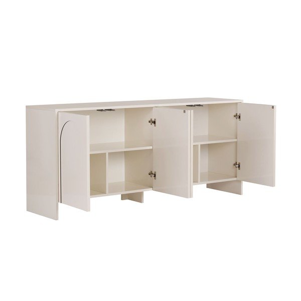 Credenza color crema 180x80x45 cm Arlen  – Kalune Design-image-4