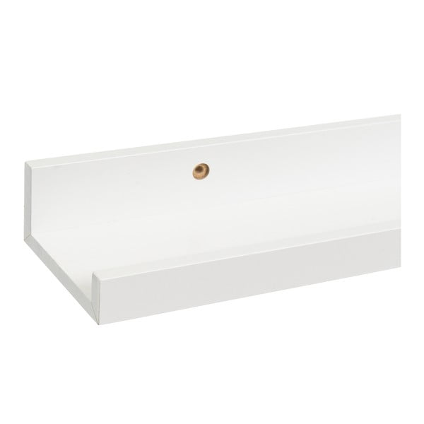 Mensola portafoto bianca 100 cm - Casa Selección-image-2