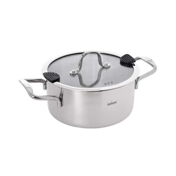 Casseruola in acciaio inox con coperchio incluso 3 l Venice – Orion