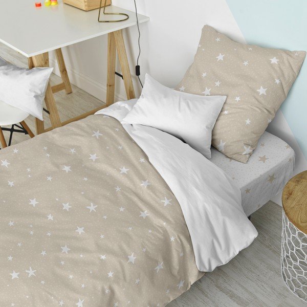 Biancheria da letto per bambini in cotone per letto singolo 140x200 cm Little star - Happy Friday-image-1