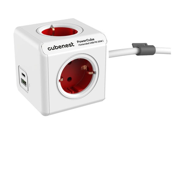 Presa di corrente PowerCube Extended USB Schuko - Cubenest