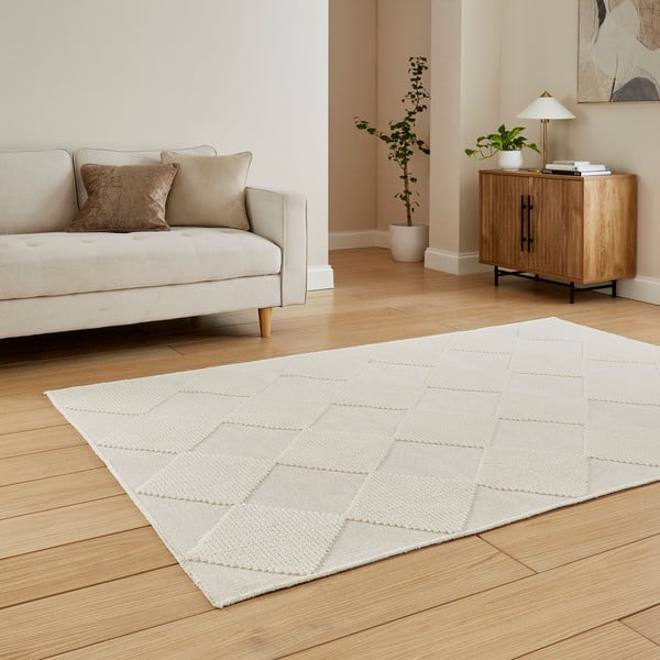 Tappeto color crema lavabile 160x230 cm Lyna Cream – Think Rugs-image-2
