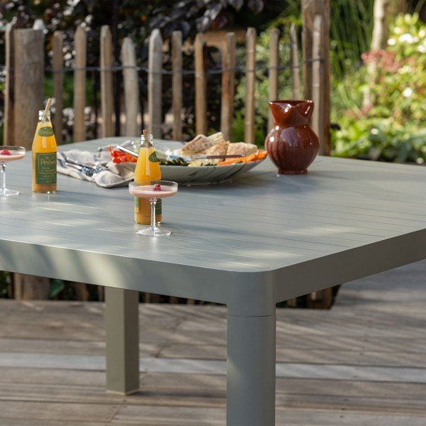 Tavolo da pranzo da giardino in metallo 150x150 cm Ovara – WOOOD-image-4