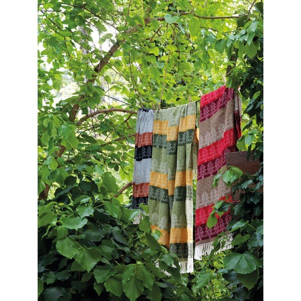 Plaid marrone con contenuto di cotone , 140 x 180 cm Kuusi - Euromant-image-2