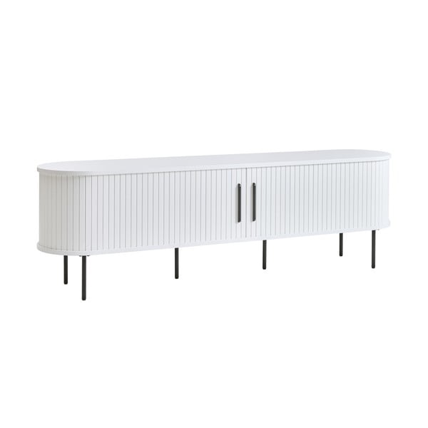 Mobile TV bianco 180x56x45 cm Nola – Unique Furniture-image-3