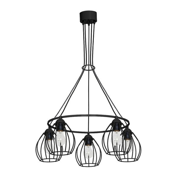 Lampadario nero Cinco Don - Homemania