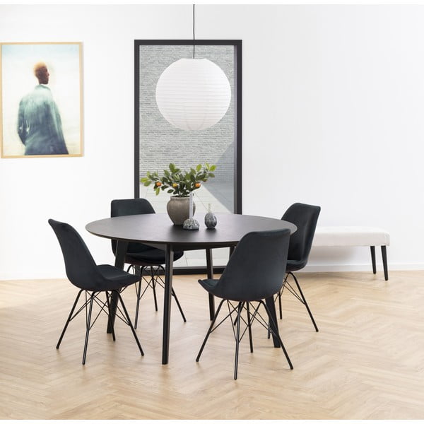 Sedia da pranzo grigio scuro Eris - Actona-image-1