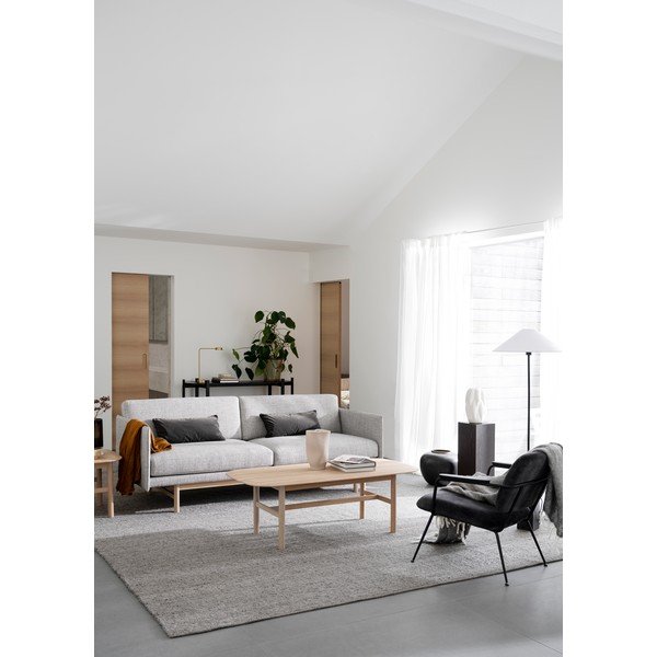 Tavolino in rovere colore naturale 135x62 cm Hammond - Rowico-image-2