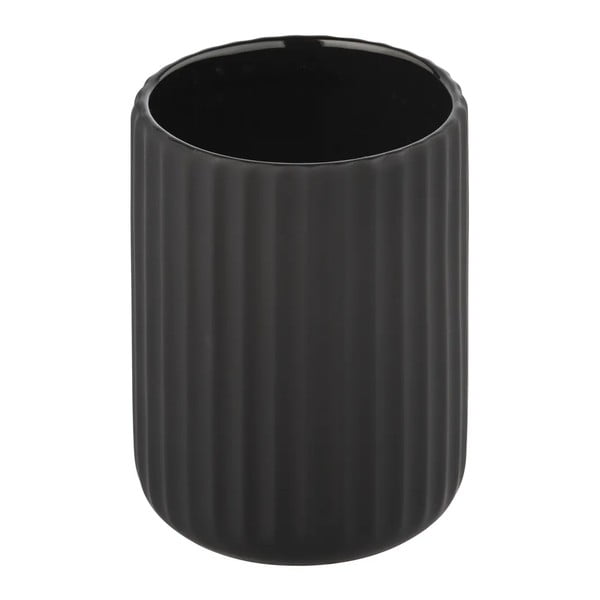 Set di accessori da bagno nero opaco in ceramica Belluno - Wenko-image-3