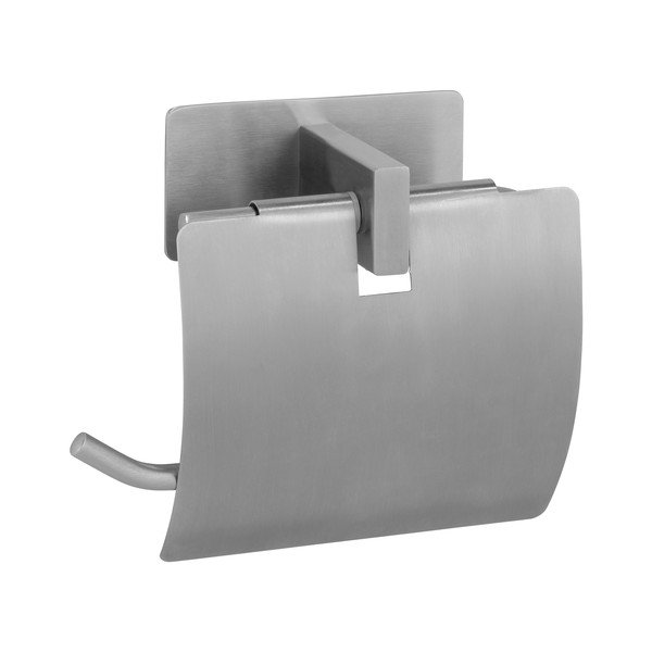 Porta carta igienica autoportante in acciaio inox argento opaco Genova Matt - Wenko-image-2