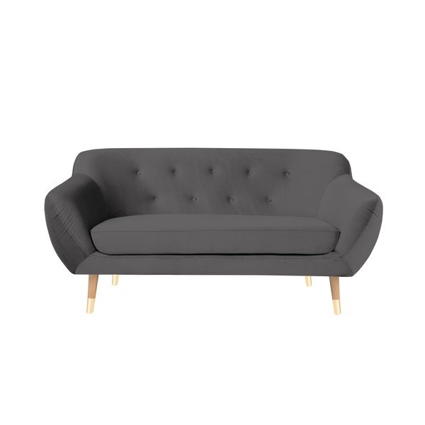Divano a due posti grigio Amelie - Mazzini Sofas