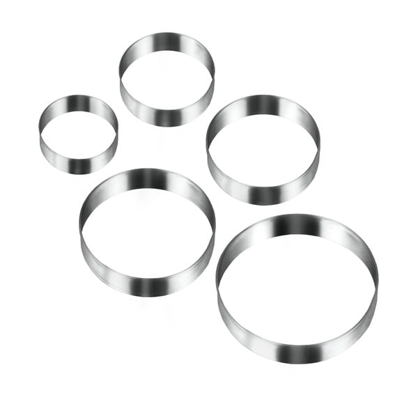 Set di 5 tagliabiscotti a forma di cerchio Tagliabiscotti - Metaltex