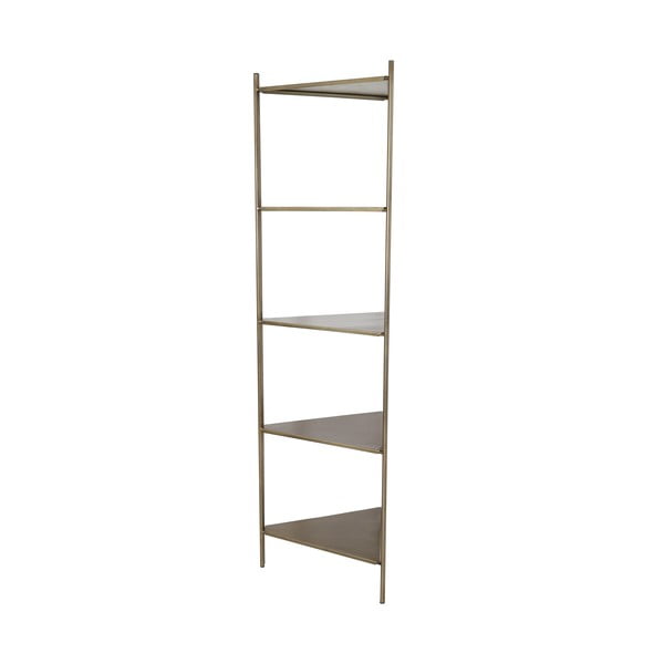 Libreria in metallo color oro 58,5x200 cm Display - Light & Living-image-1