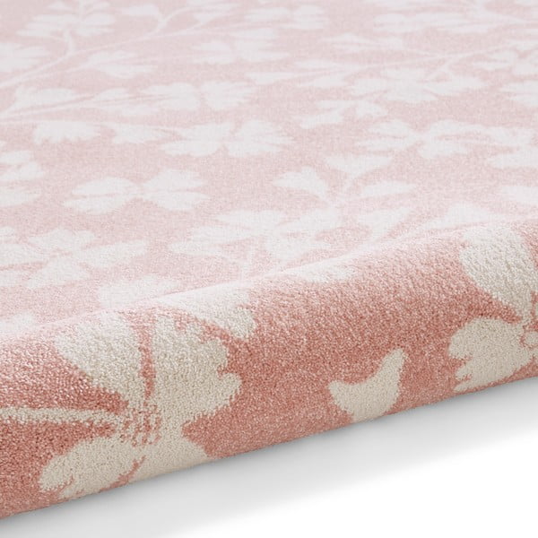 Tappeto in rosa chiaro 80x150 cm Grace Floral – Catherine Lansfield-image-3