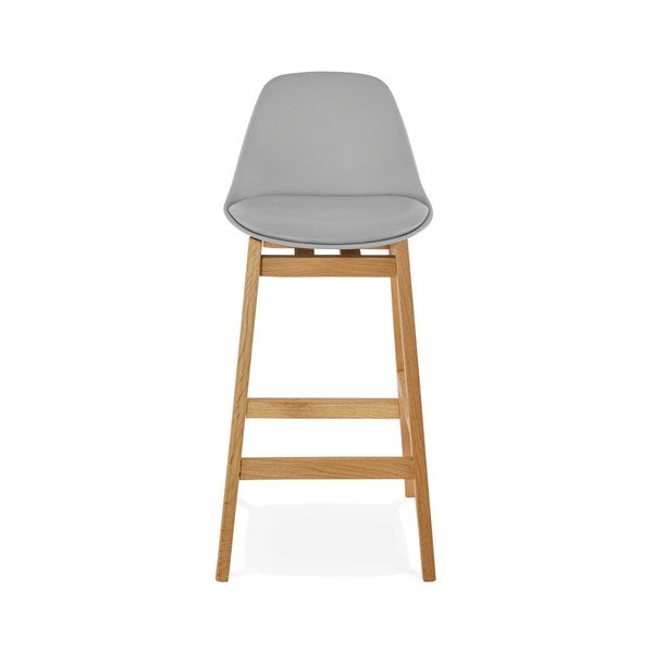 Sgabello da bar grigio, altezza 86,5 cm Elody - Kokoon-image-3