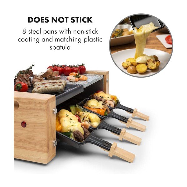 Griglia elettrica per raclette Chateaubriand Nuovo - Klarstein-image-4