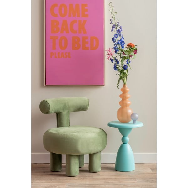 Tavolino rotondo in metallo ø 34 cm Folly  – Leitmotiv-image-1