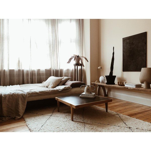 Divano variabile Naturale Chiaro/Bordeaux Fresh - Karup Design-image-1