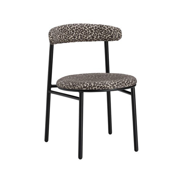 Sedie da pranzo in set grigie in metallo 2 pz Leo – Ellos Home