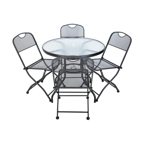 Tavolo da pranzo da giardino rotondo ø 80 cm ZWMT – Rojaplast-image-3