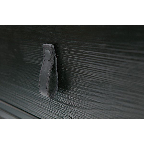 Comodino nero con cassetto Zola - WOOOD-image-1