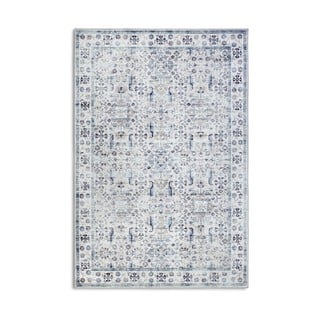 Tappeto azzurro 80x150 cm Saveh Cream Blue - Elle Decoration