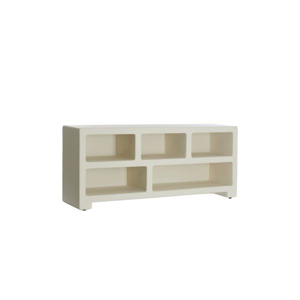 Scaffale color crema 140x60x35 cm Nahua – Light & Living-image-3