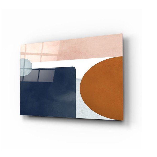 Pittura su vetro minimalista - Insigne