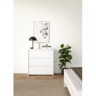Cassettiera bianca 80x84x48 cm Next – Tvilum