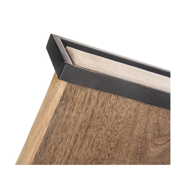 Vassoio da portata in legno 22x31 cm Mango - Orion-image-3