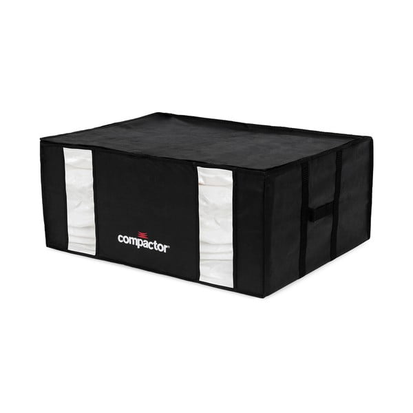 Scatola di stoccaggio nera con imballaggio sottovuoto Black Edition, volume 210 l - Compactor
