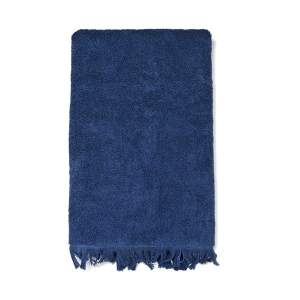 Set di 6 asciugamani blu e 2 asciugamani da bagno in cotone al 100%. - Bonami Selection-image-1