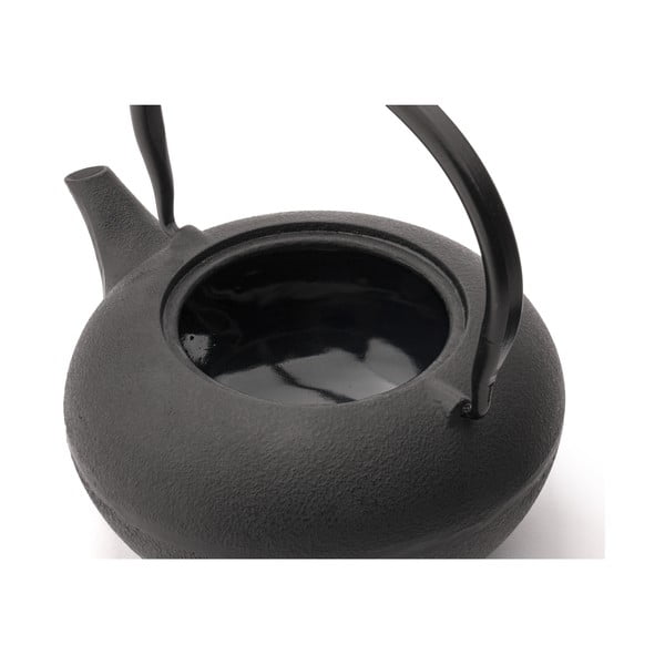 Set da tè in porcellana-leghe bianco-nero Shanxi - Bredemeijer-image-1