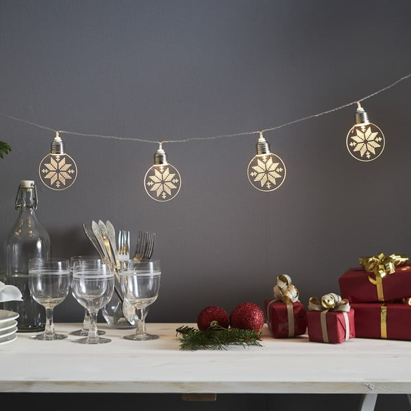 Catena luminosa con motivo natalizio numero di lampadine 10 pezzi lunghezza 180 cm Ornament - Star Trading