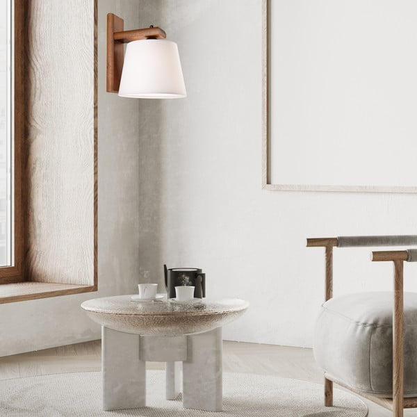 Lampada da parete marrone scuro ø 20 cm Aida - LAMKUR-image-1