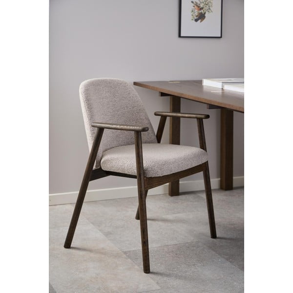 Sedia da pranzo beige Leo - Actona-image-2