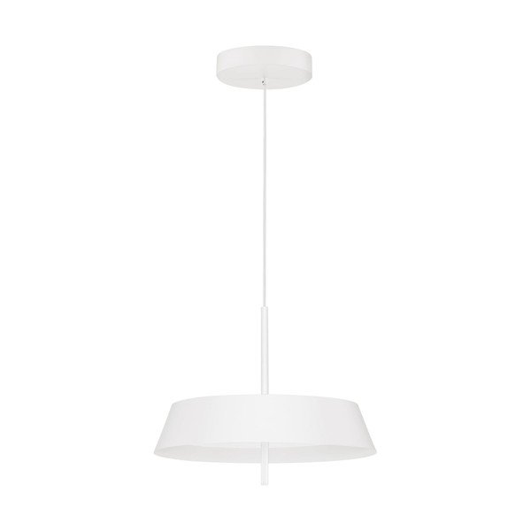 Lampadario LED bianco in alluminio con intensità regolabile ø 45 cm Velio – Nova Luce
