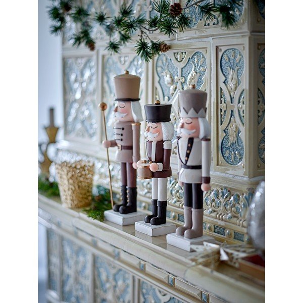 Statuette natalizie in set in poliresina 3 pz (altezza totale 27 cm) Darryl – Bloomingville-image-1