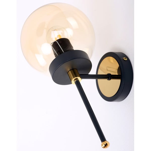 Lampada da parete in oro-nero ø 15 cm Tokyo - Squid Lighting-image-2