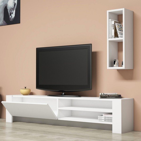 Bílý TV stolek Naz-image-3