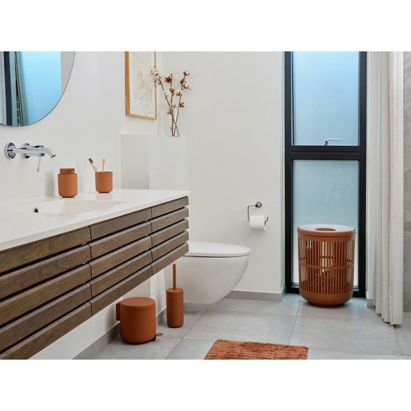 Cesto portabiancheria in plastica arancione 60 l Ume - Zone-image-1