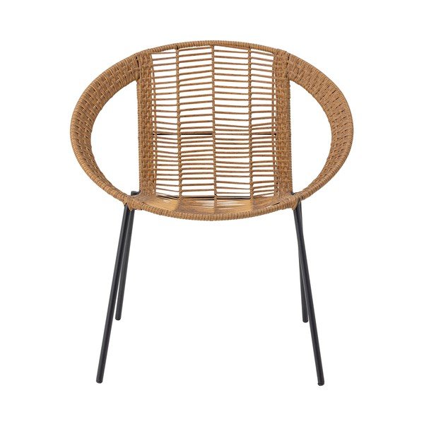 Set di mobili da giardino di colore naturale in rattan artificiale per 2 persone Dudine – Bloomingville-image-4