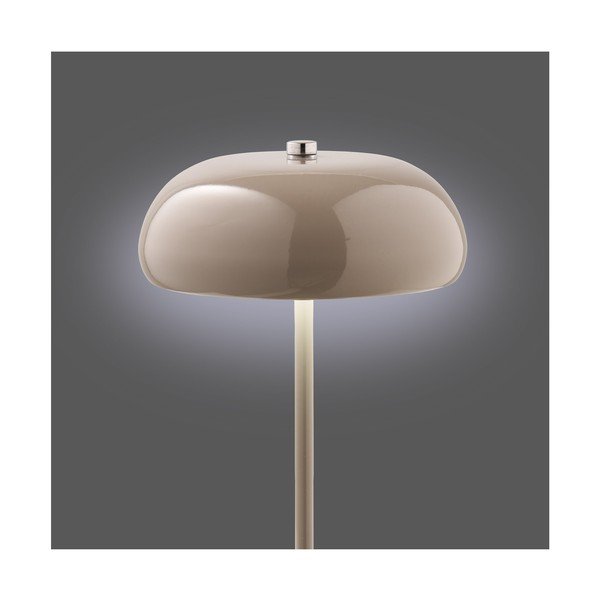 Lampada da tavolo LED grigio tortora in metallo (altezza totale 23 cm) Margate – House Nordic-image-4