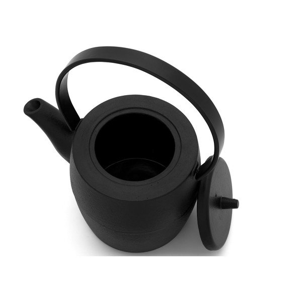 Teiera nera in ghisa con filtro 1,2 l Kobe – Bredemeijer-image-1