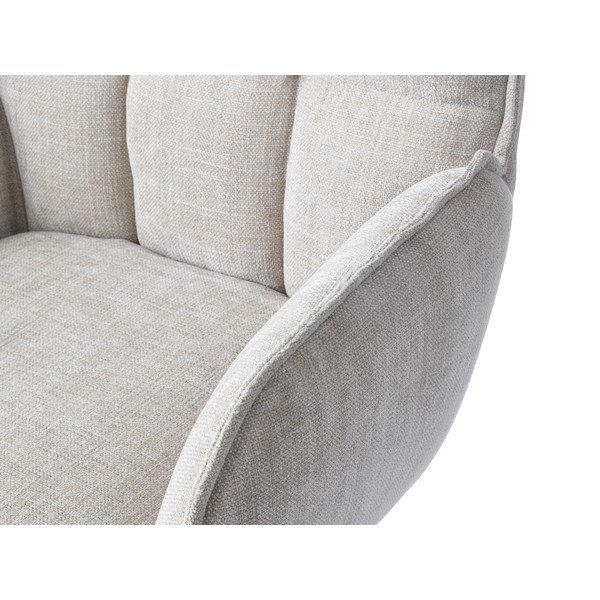 Set di sedie da pranzo color crema in imbottito 2 pz Marilla – Unique Furniture-image-1