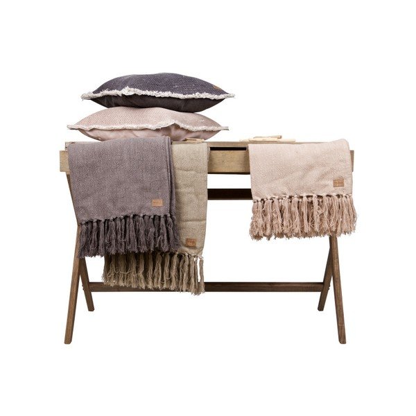 Verde chiaro Plaid grosso, 130 x 170 cm - BePureHome-image-2