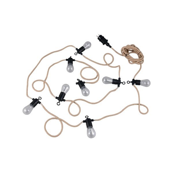 Catena luminosa con alimentazione a corrente numero lampadine 8 pz lunghezza totale 600 cm Ember – Reality