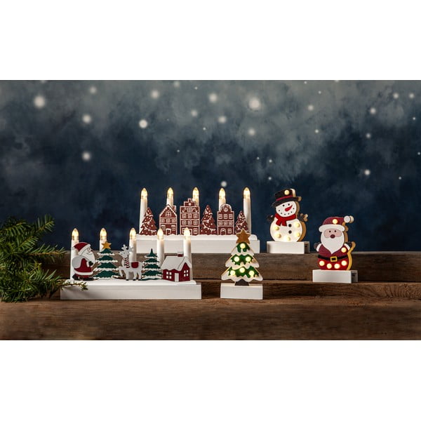 Decorazione luminosa bianca con motivo natalizio Freddy - Star Trading-image-4