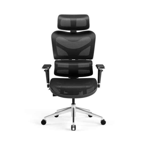 Sedia da ufficio nera V-Commander - Diablo Chairs-image-2