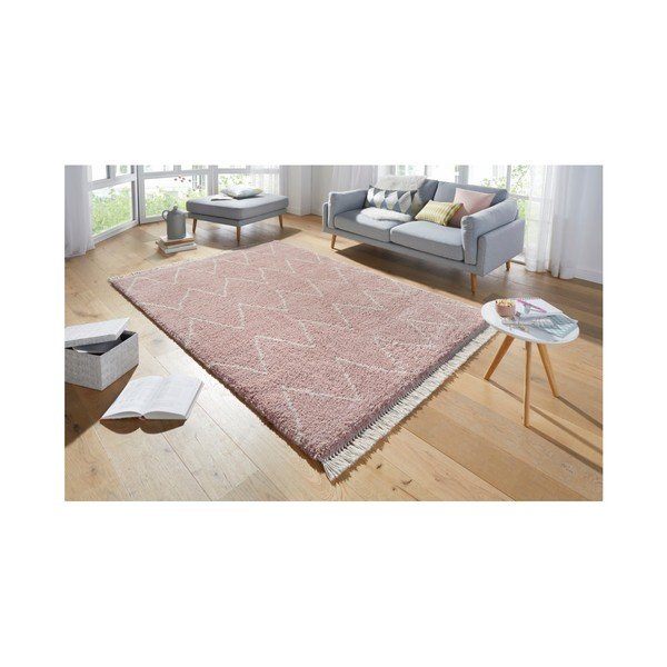 Tappeto rosa Rotonno, 200 x 290 cm - Mint Rugs-image-1